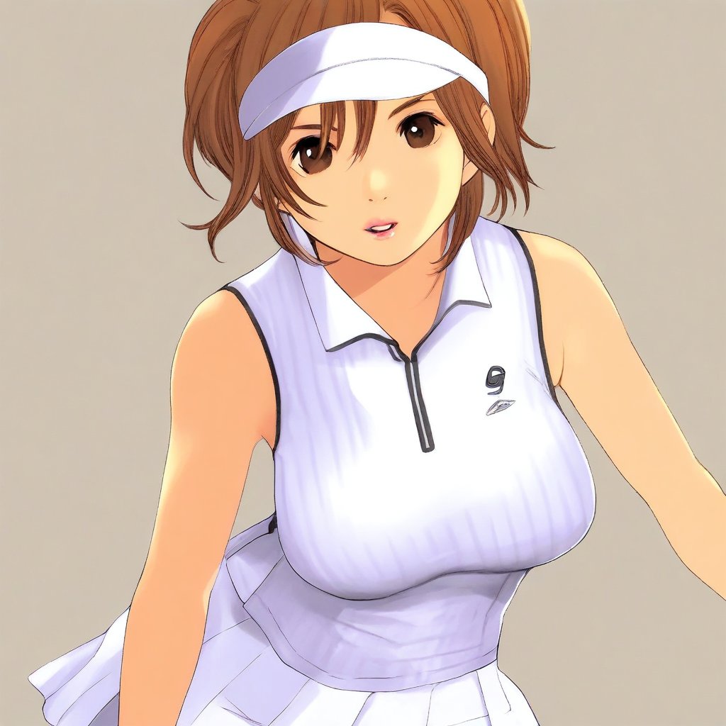 brown hair,  short hair,  bangs by montblanc5 on Tensor.Art
