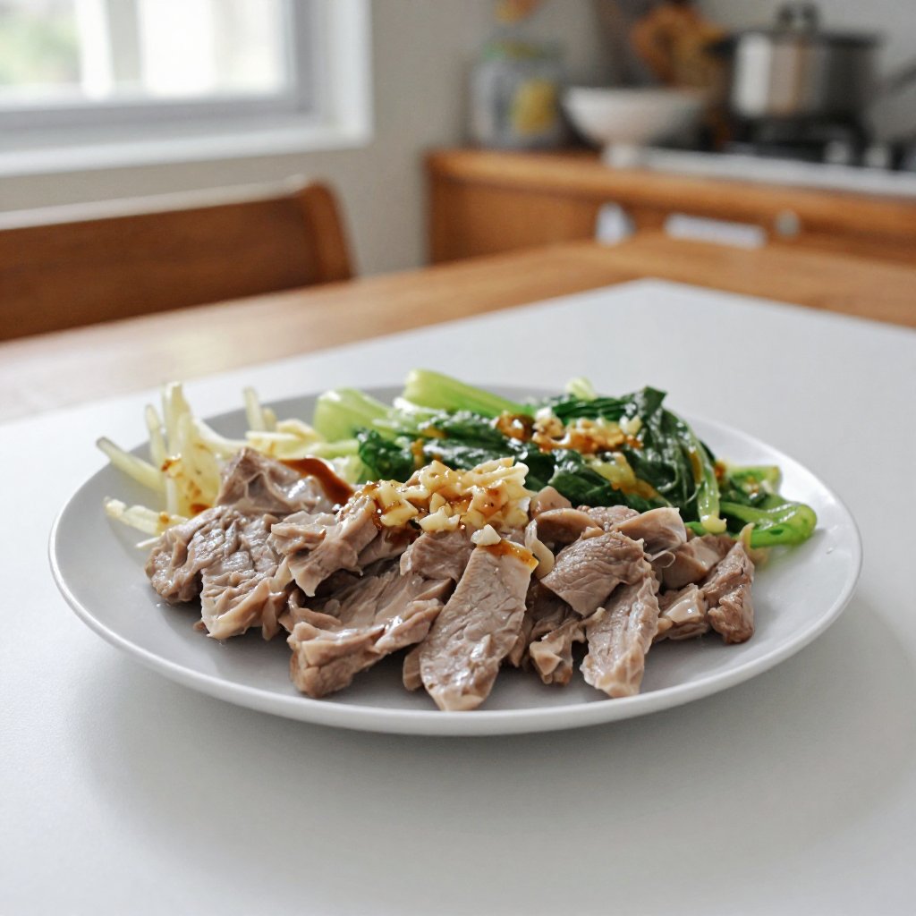 超寫實食物攝影,  主體為台灣肝連肉（Pork Diaphragm / Gan Lian Rou / 肝連肉 / 肝连肉）,  水平視角 by Pigman on Tensor.Art