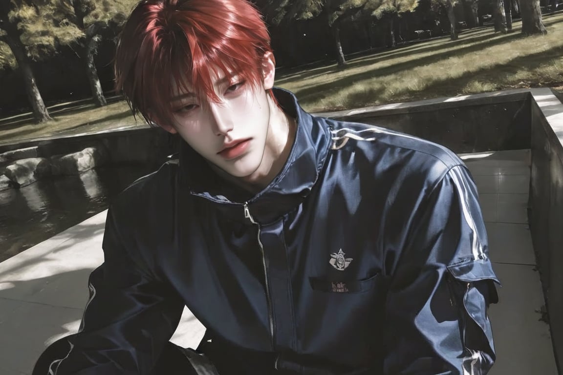 1 boy,  solo,  Very handsome by ⋆˚࿔ January 𝜗𝜚˚⋆ on Tensor.Art