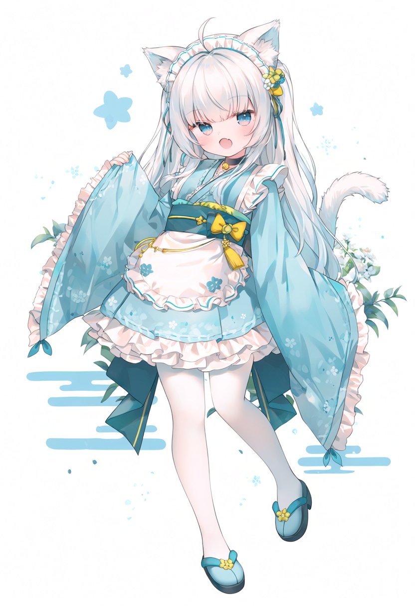 1girl,  ahoge,  animal ears by 青秋 on Tensor.Art