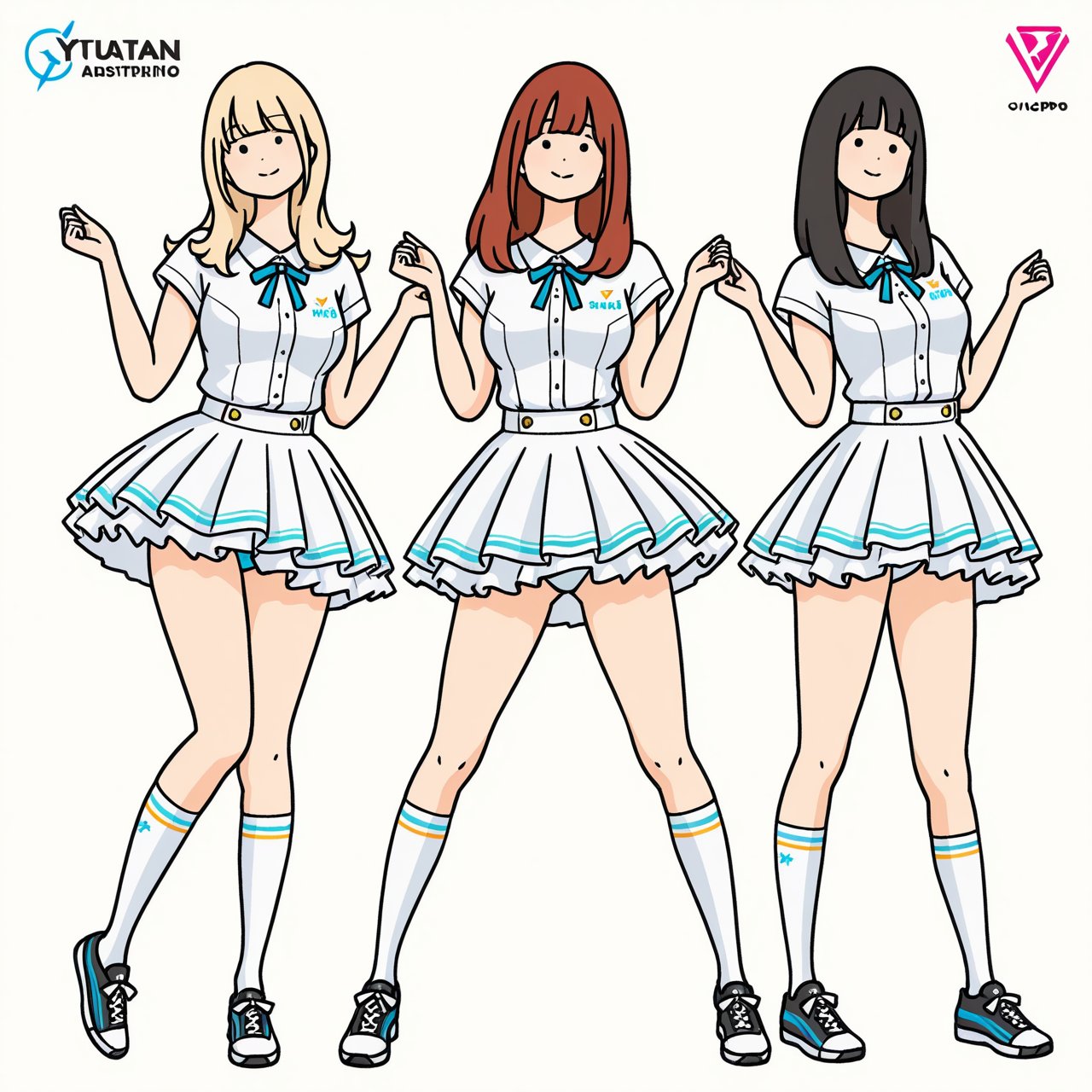 yutanpo,  3girls,  best quality by Tiger-liliiiy on Tensor.Art