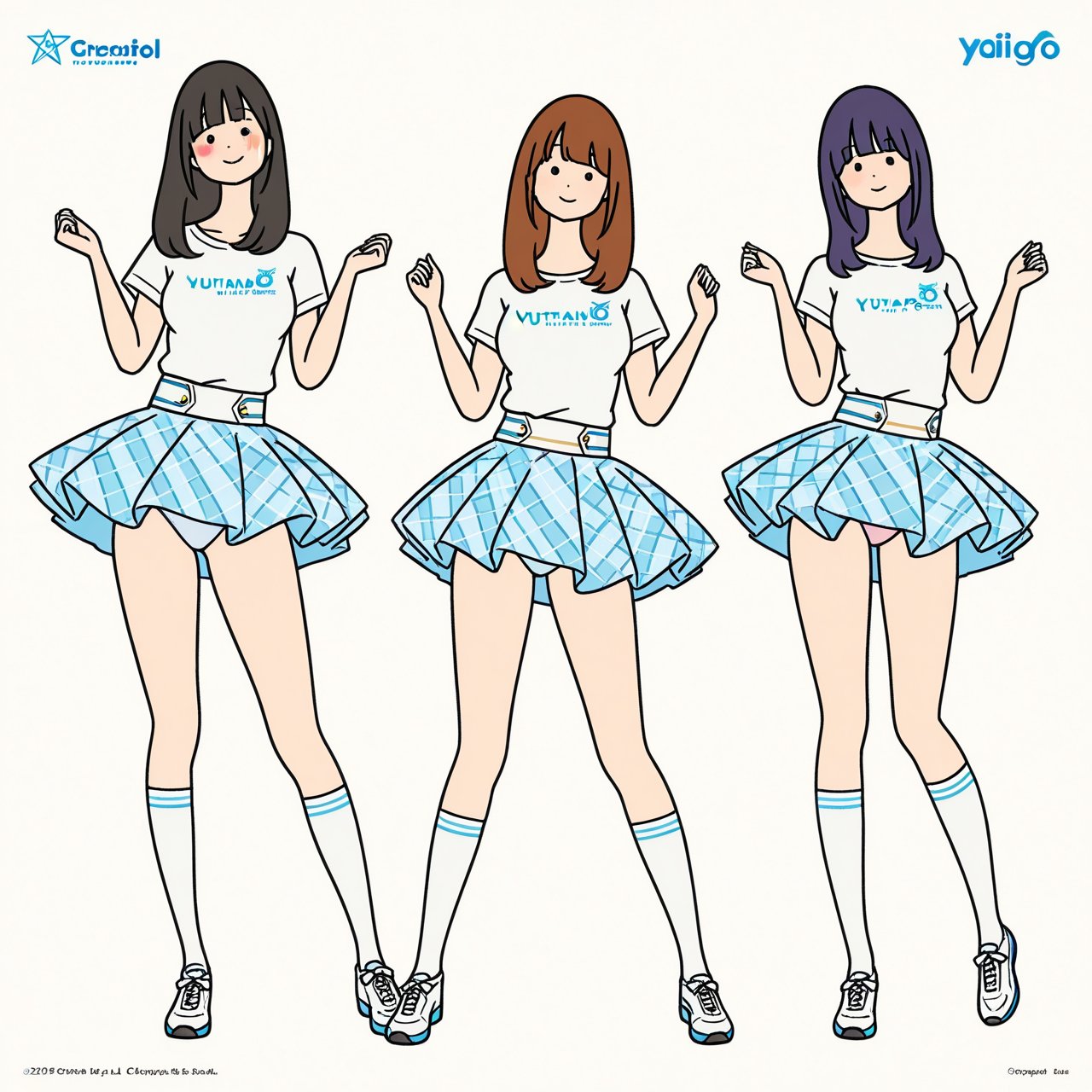 yutanpo,  3girls,  best quality by Tiger-liliiiy on Tensor.Art
