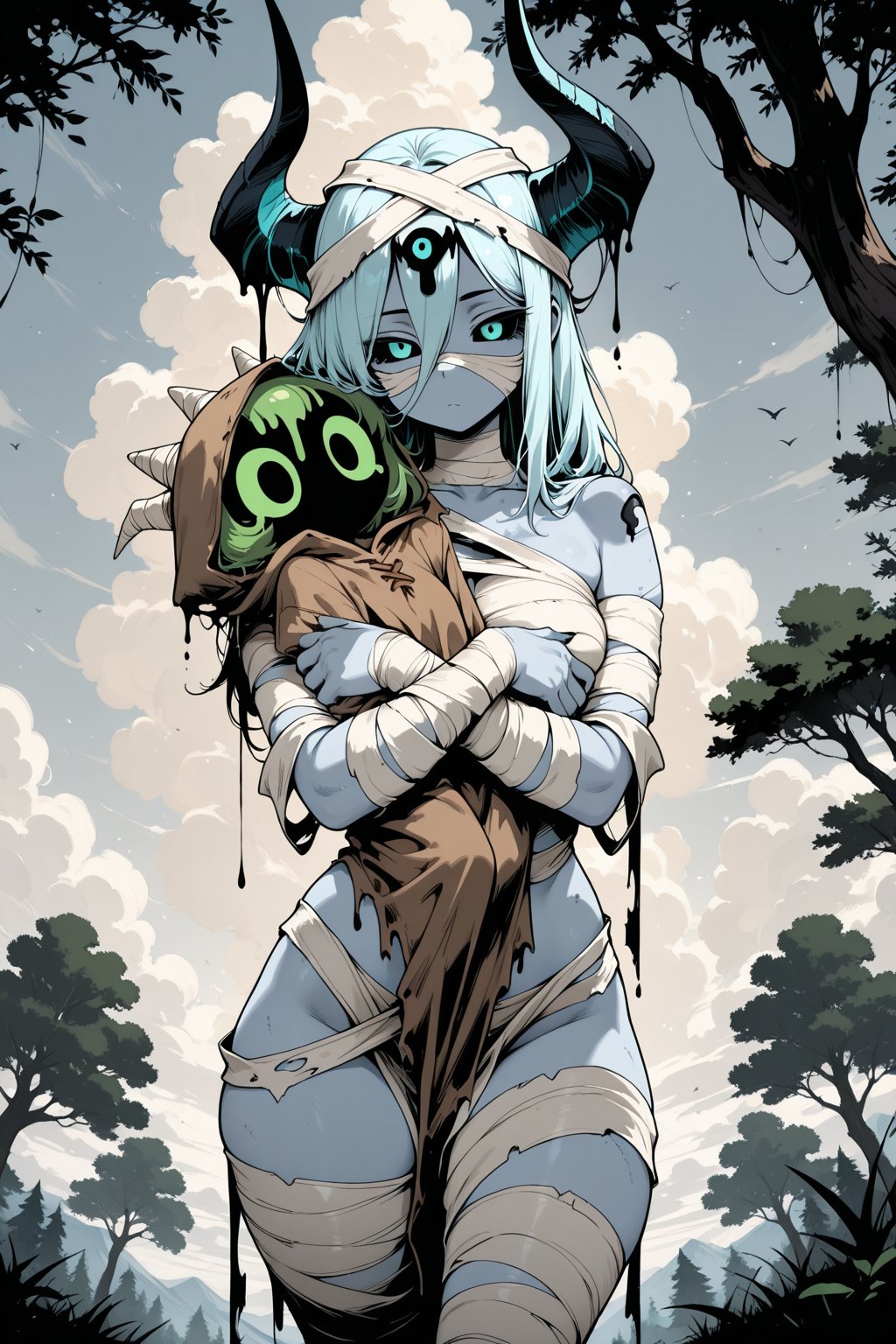 masterpiece,  best quality,  mummy girl by Oni Toki on Tensor.Art