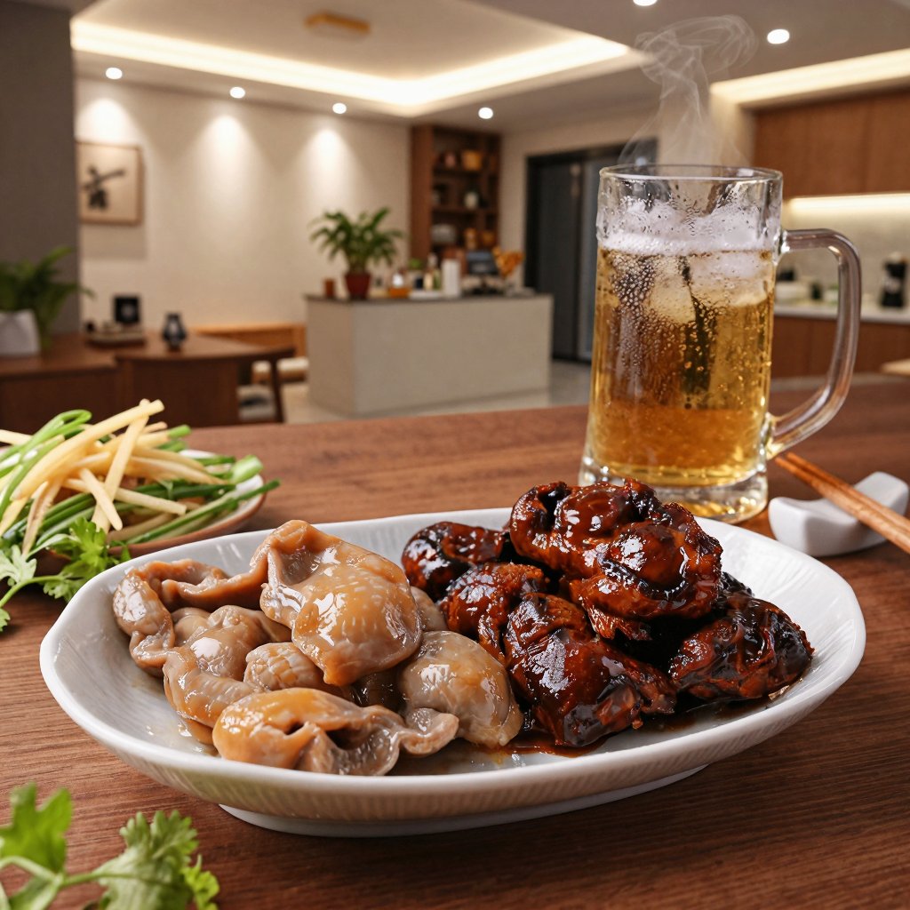 Ultra-realistic food photography featuring authentic Taiwanese Chicken Gizzard (Chicken Gizzard / 雞胗 / 鸡胗) as the main sub...