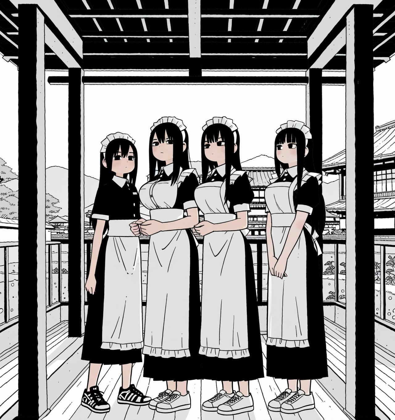 abtm,  2girls,  high school students by Tiger-liliiiy on Tensor.Art