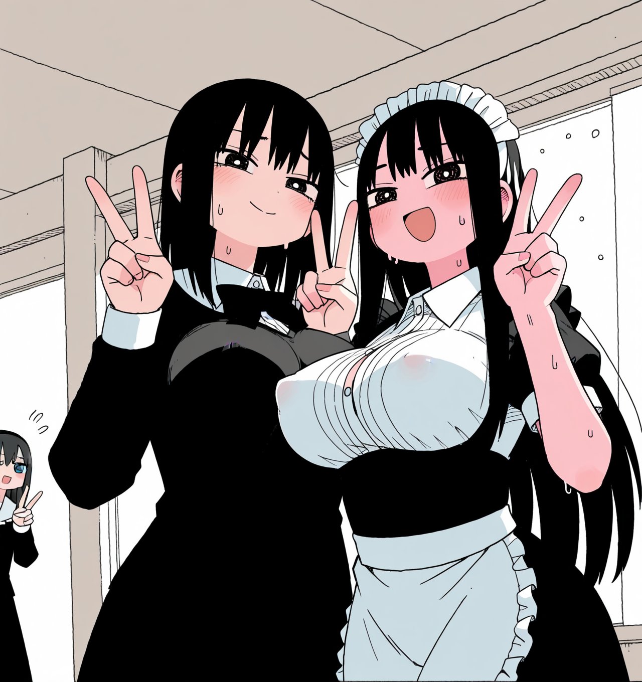 abtm,  2girls,  high school students by Tiger-liliiiy on Tensor.Art