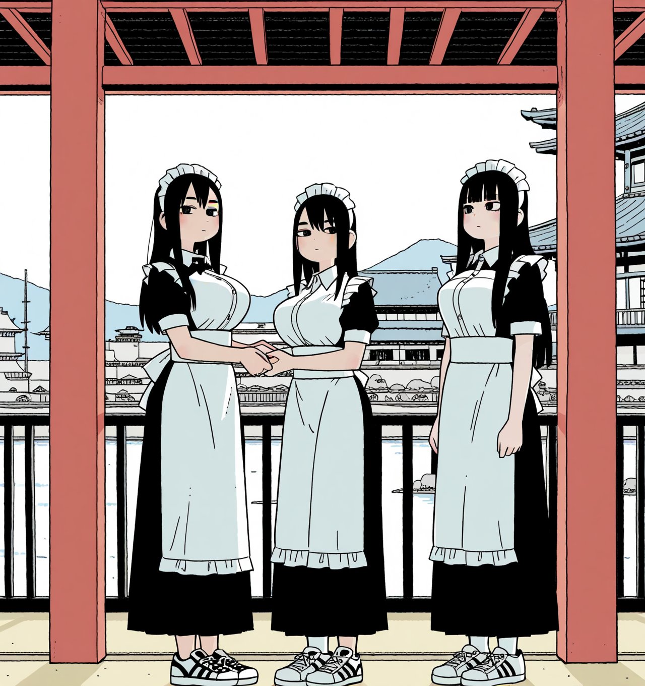 abtm,  2girls,  high school students by Tiger-liliiiy on Tensor.Art
