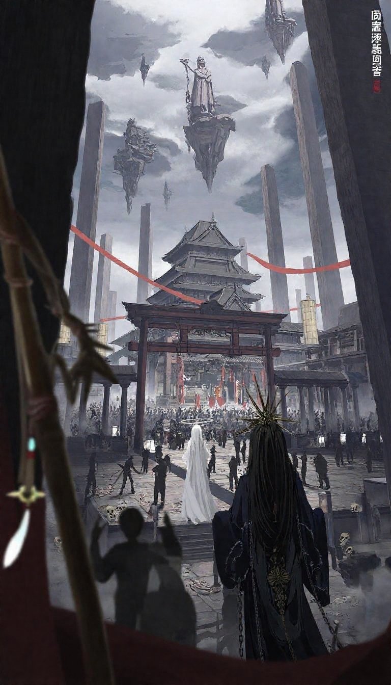 From behind ,  lantern ,  ghost by Adcom on Tensor.Art
