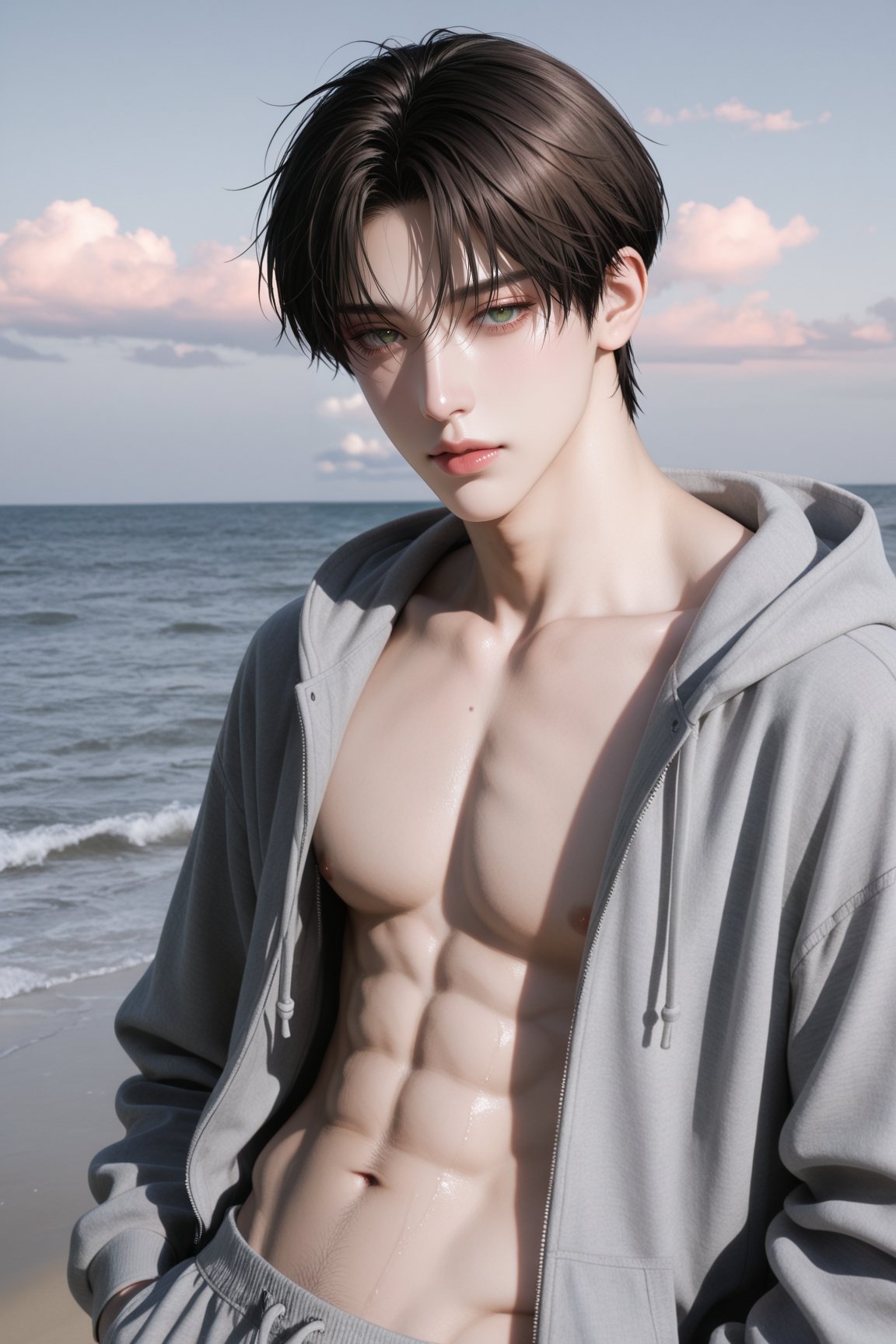 1boy,  solo,  sharp jawline by Seihiki on Tensor.Art