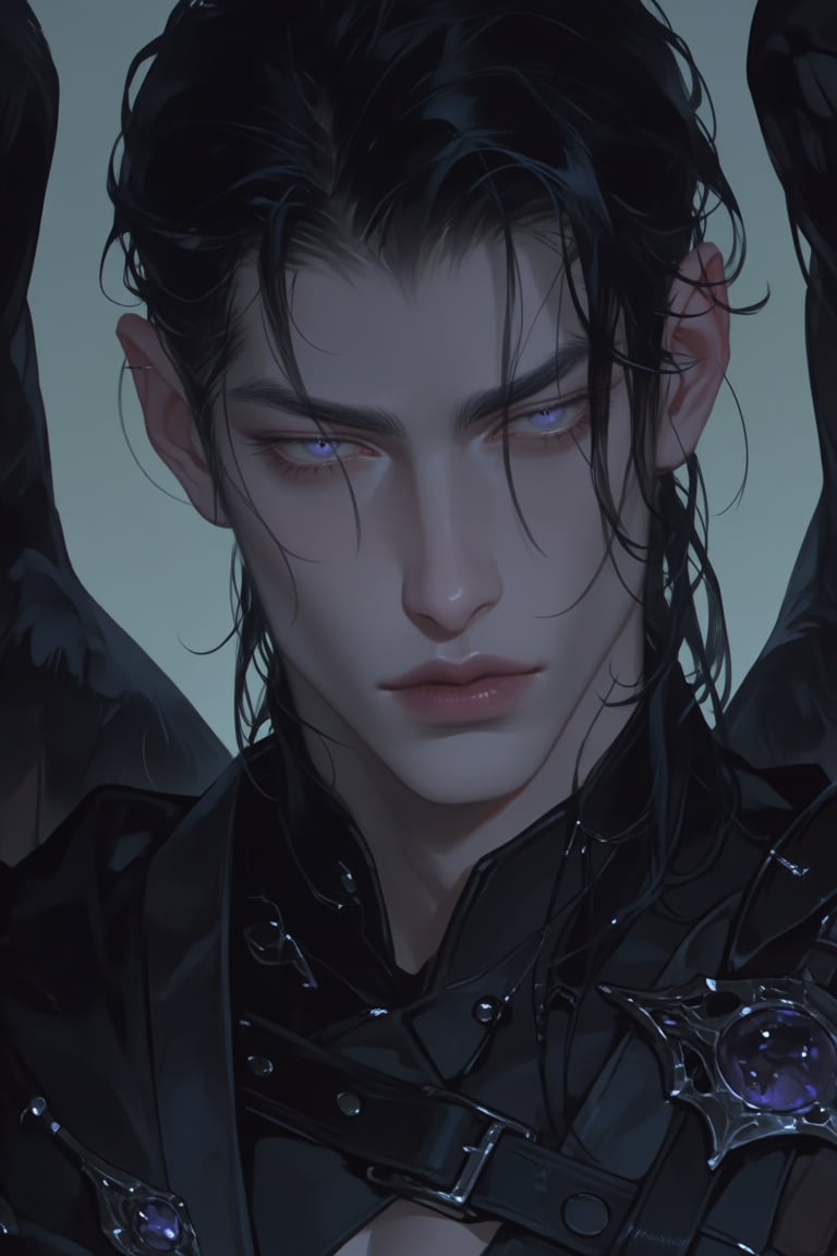 male,  raven_ears,  black_hair by PinkCotton 🎐 on Tensor.Art