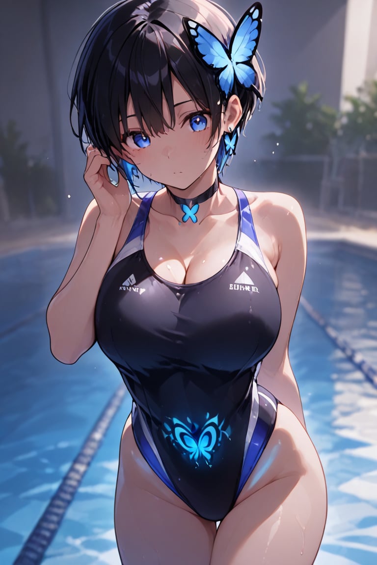 (competitive swimwear) ,  masterpiece,  best quality by らび@kiyoka_succubus on Tensor.Art