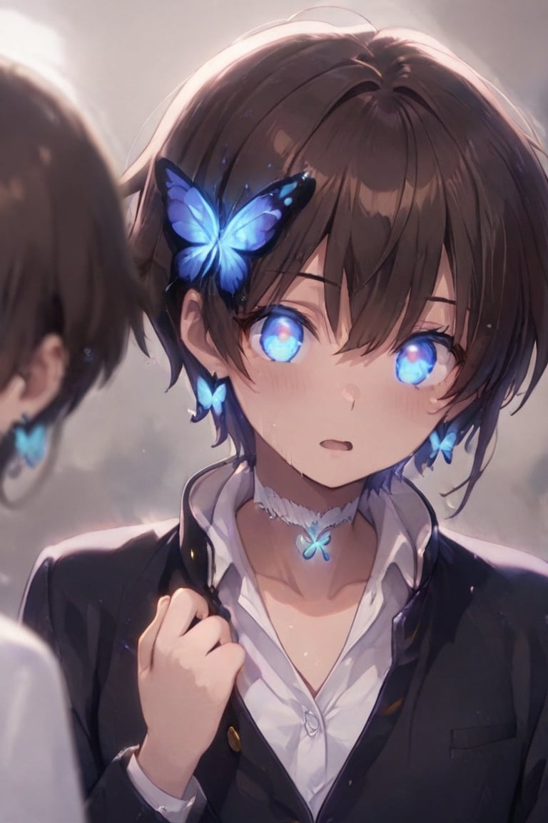 Kiyoshika-kun,  androgynous beauty,  Glowing effect by らび@kiyoka_succubus on Tensor.Art