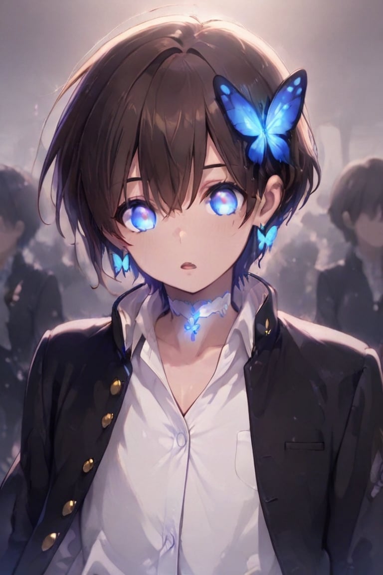 Kiyoshika-kun,  androgynous beauty,  Glowing effect by らび@kiyoka_succubus on Tensor.Art