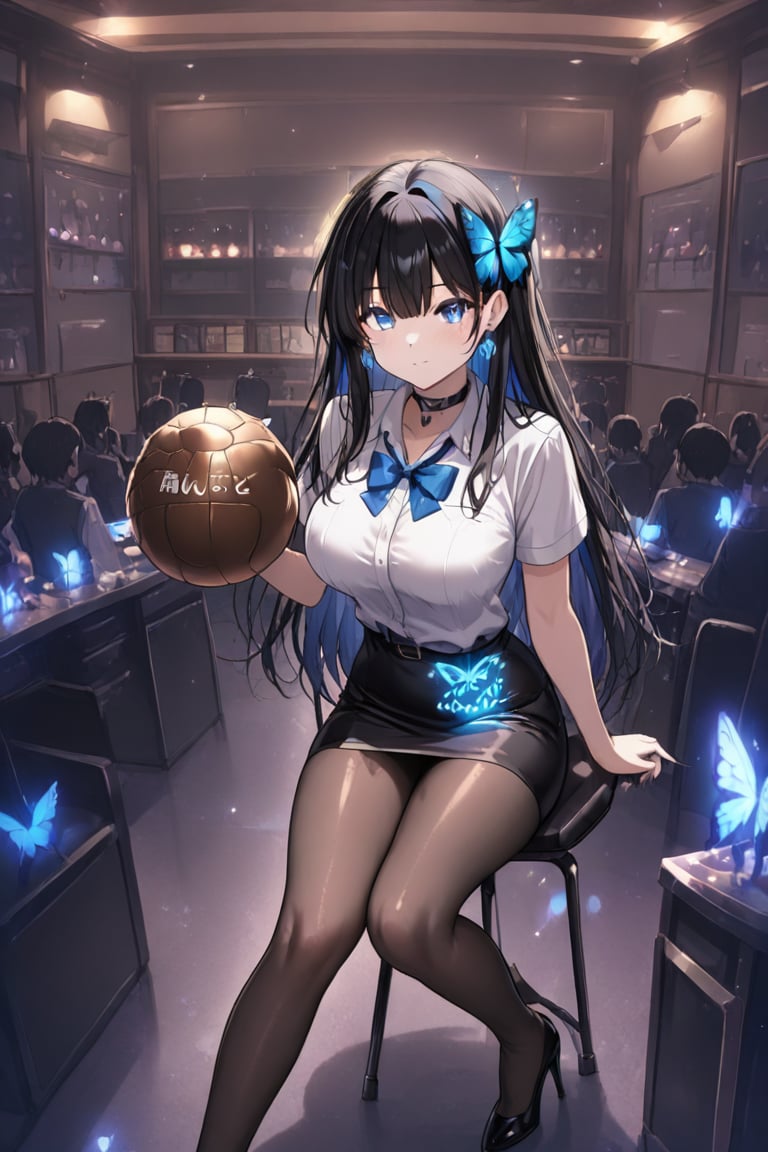 Tight skirt,  black stockings,  high heels by らび@kiyoka_succubus on Tensor.Art