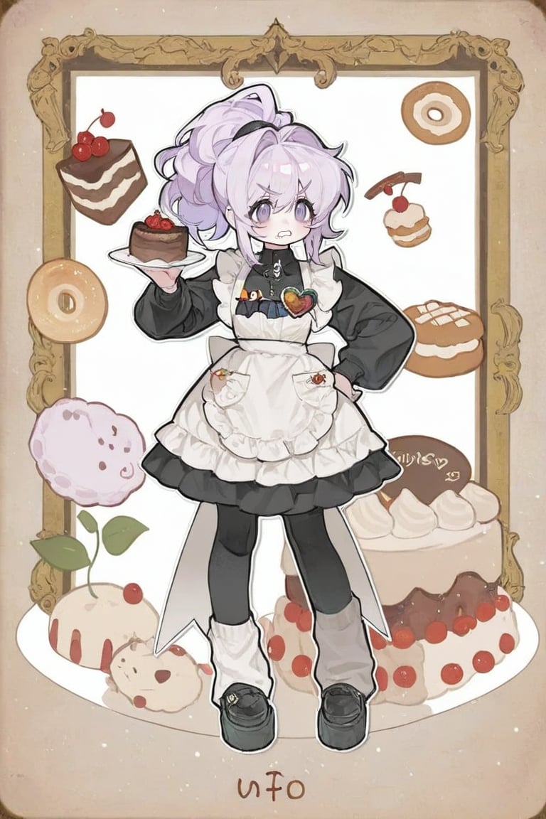 1 girl,  solo,  Light purple hair by ⋆˚࿔ January 𝜗𝜚˚⋆ on Tensor.Art