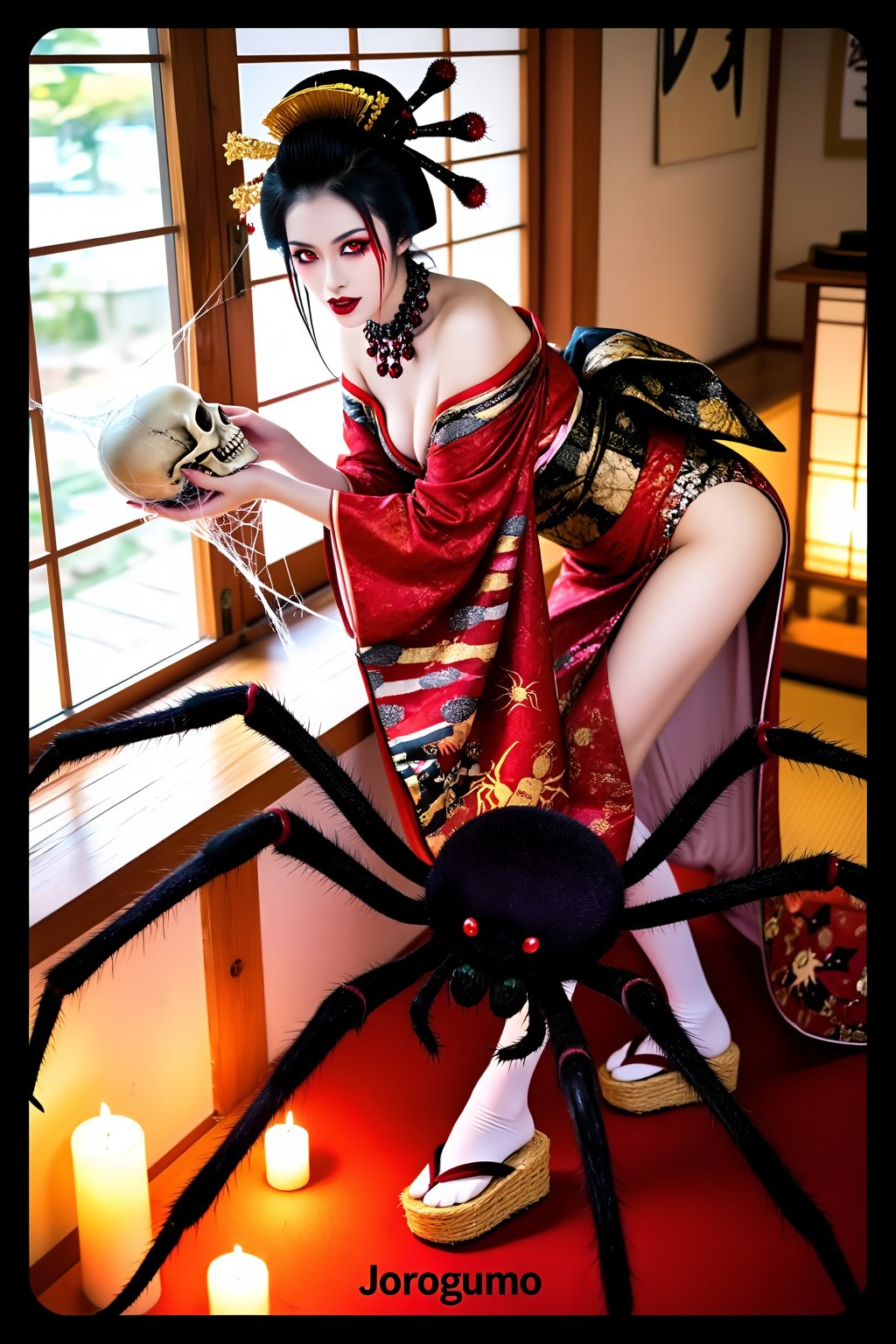 Top quality. Inspiration: The spider demon Jorogumo from Japanese mythology. Jorogumo is a legendary Japanese yokai (super...