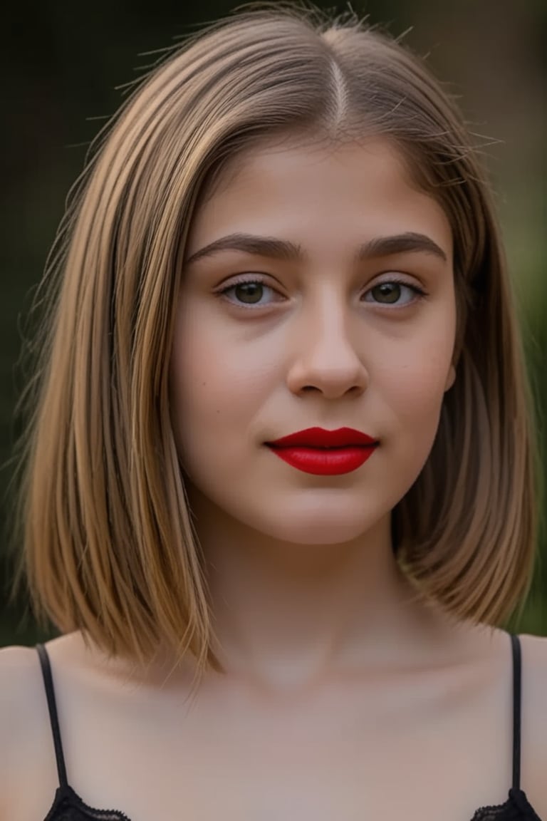 1girl portrait,  red lipstick,  black eyeliner by Adam on Tensor.Art