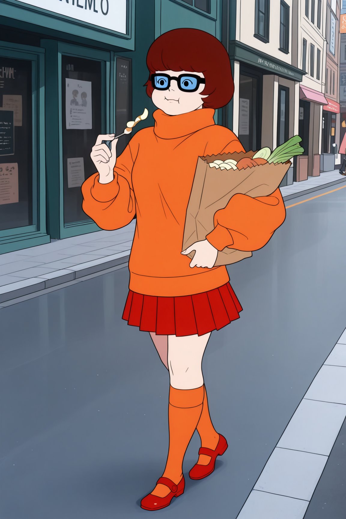 Classic Scooby-doo,  Velma Dinkley,  1girl by Oliver DR on Tensor.Art