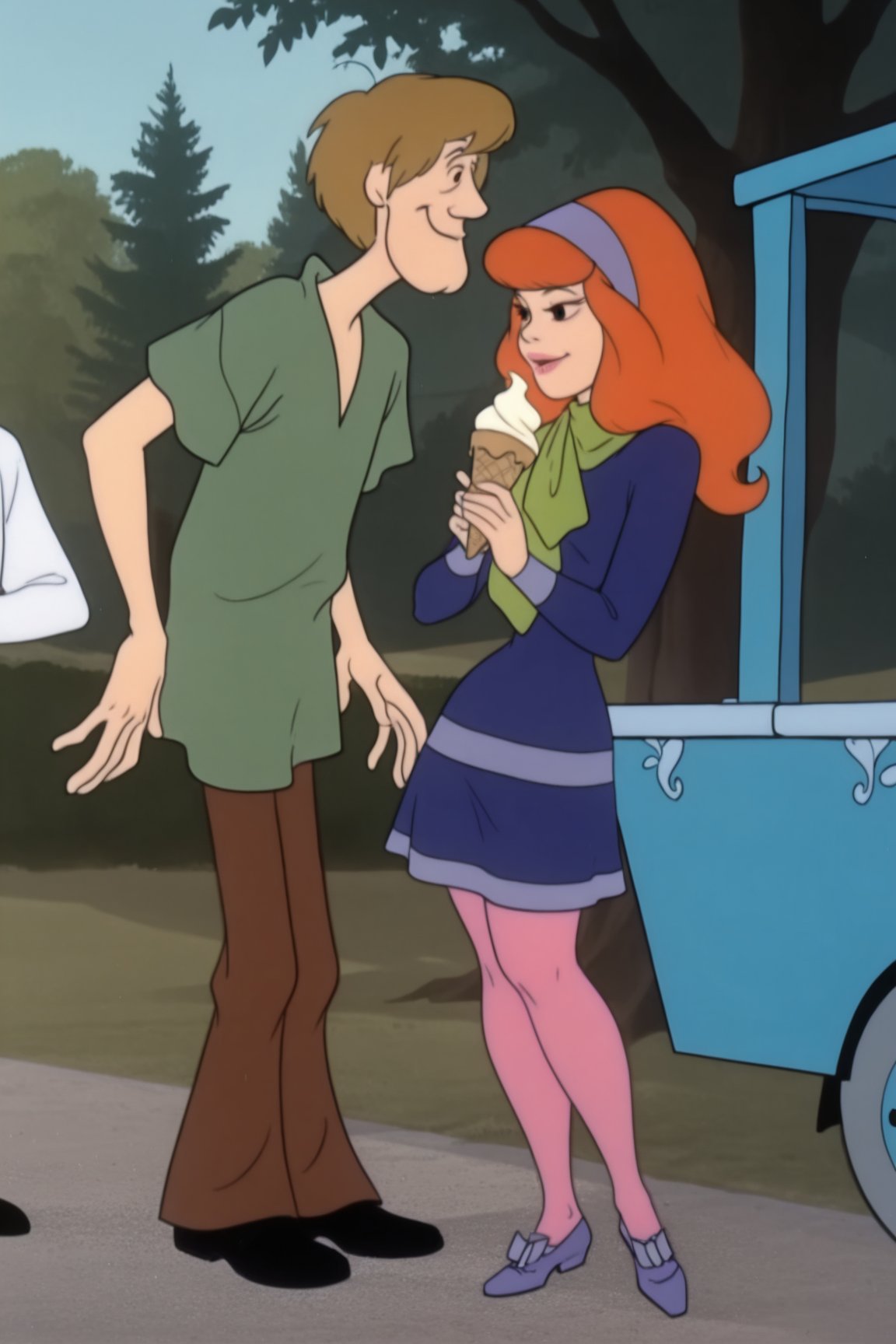 Classic Scooby-doo,  Shaggy Rogers,  Daphne Blake by Oliver DR on Tensor.Art