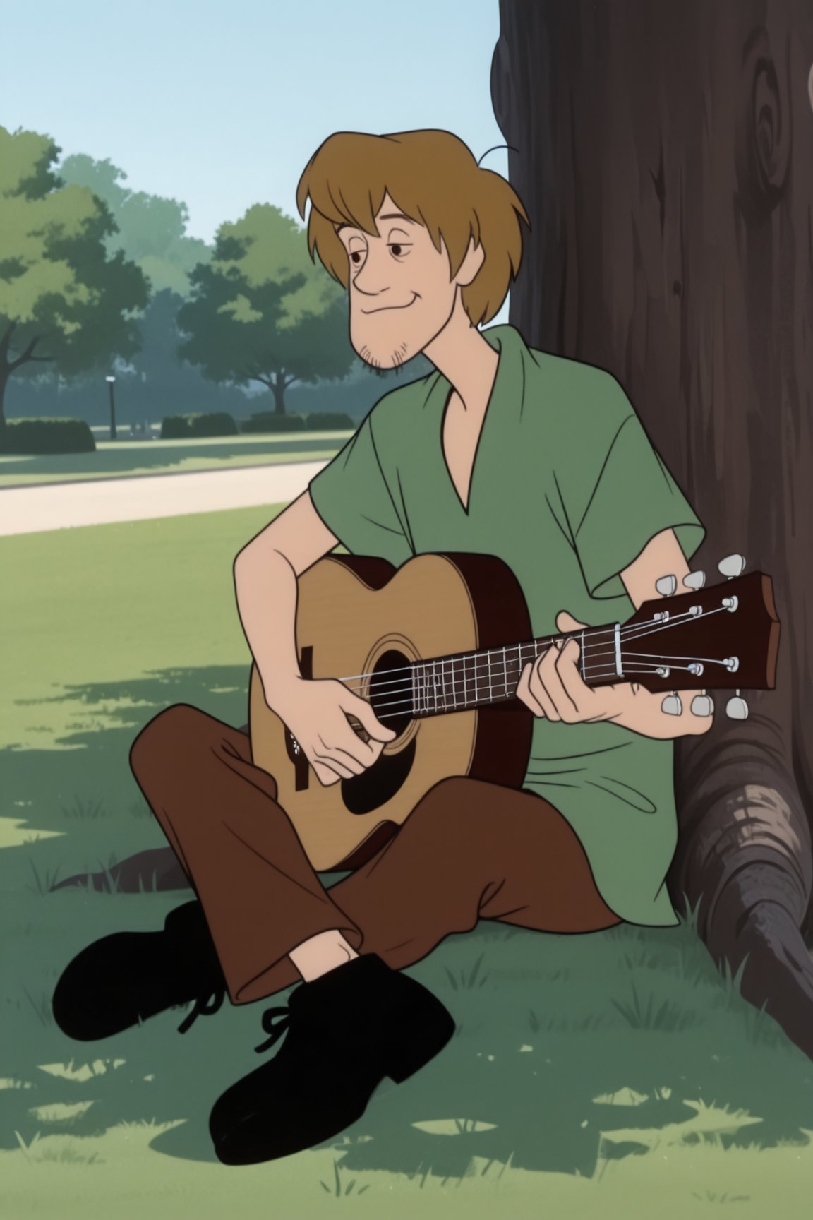 Classic Scooby-doo,  Shaggy Rogers,  1boy by Oliver DR on Tensor.Art