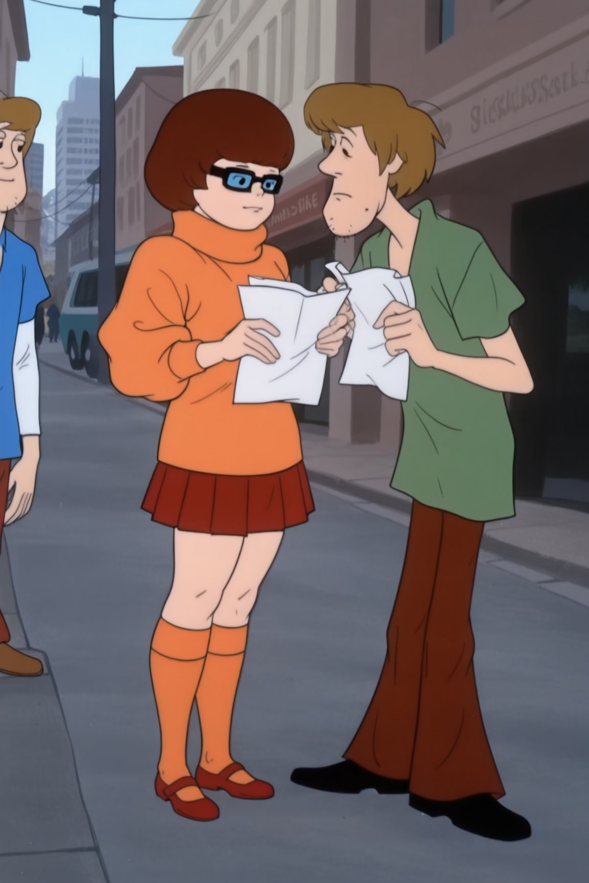 Classic Scooby-doo,  Shaggy Rogers,  Velma Dinkley by Oliver DR on Tensor.Art