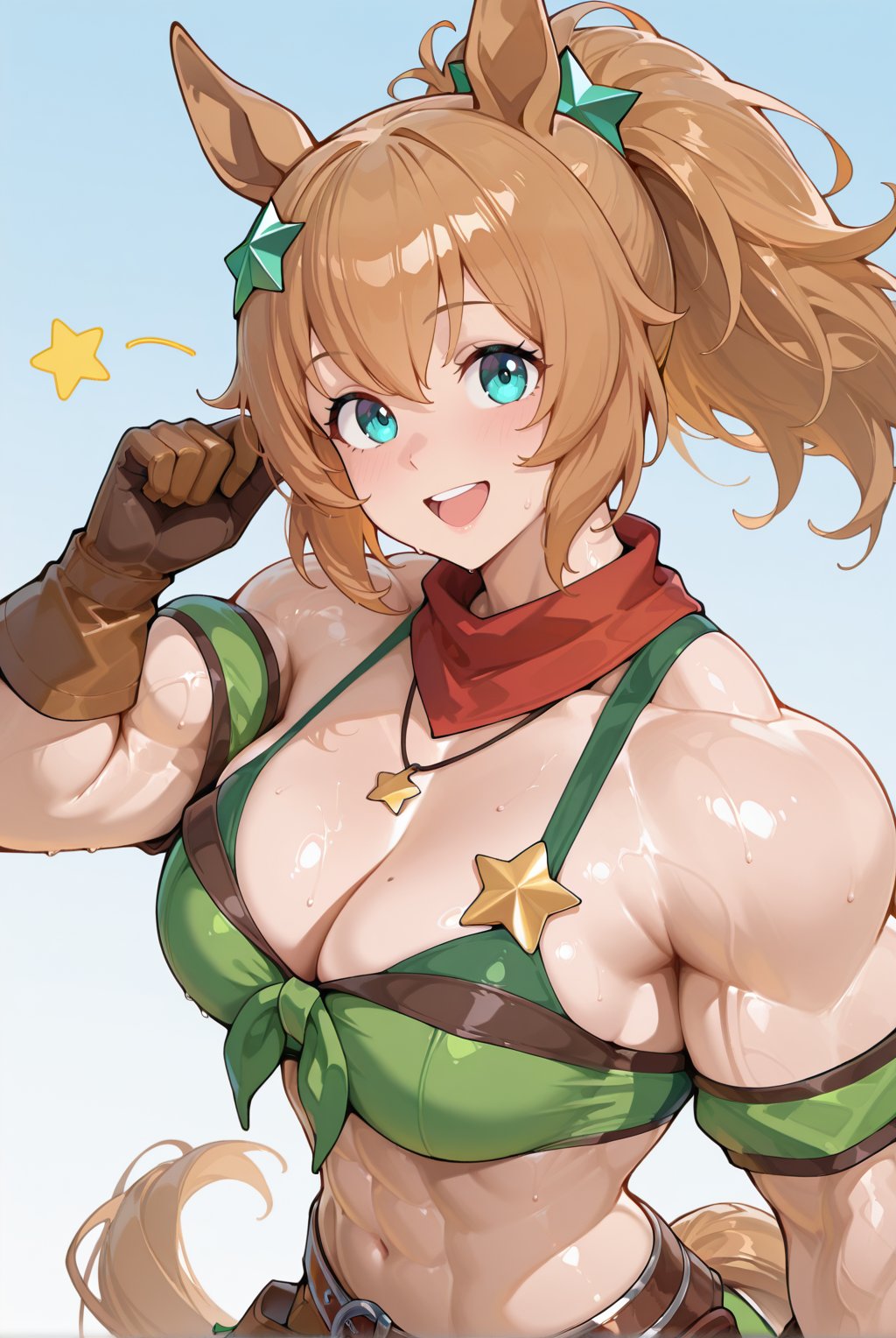 masterpiece,  best quality,  taiki shuttle \(umamusume\) by Aquashades on Tensor.Art