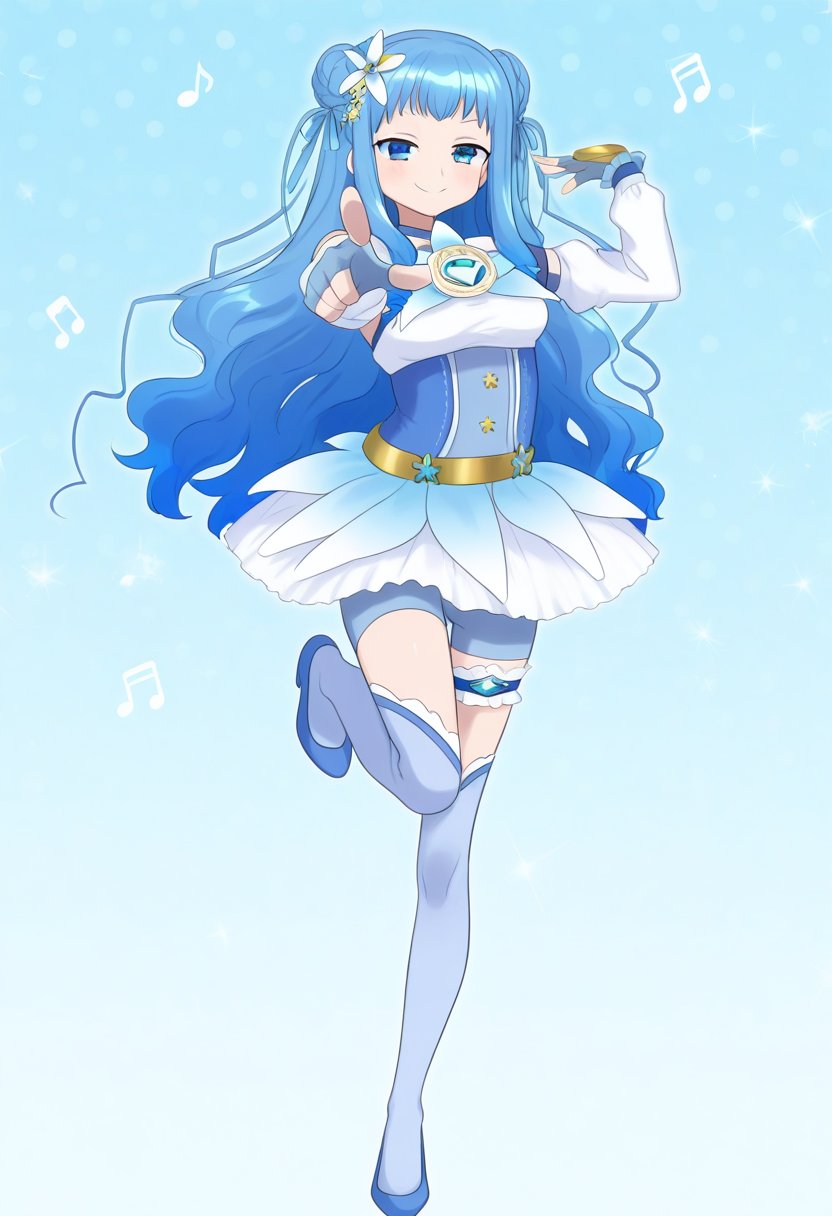 bluestarexphantom,  magical girl,  1girl by dodinhutsor on Tensor.Art