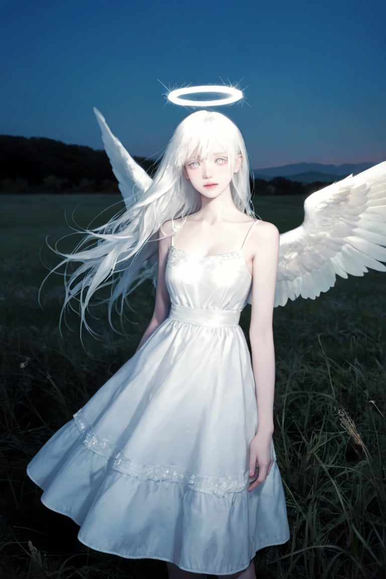 a beautiful woman with flowing hair,  white hair,  very fair skin by ⋆˚࿔ January 𝜗𝜚˚⋆ on Tensor.Art