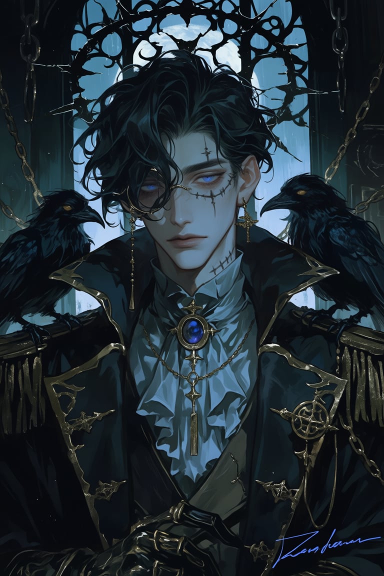 male,  raven_ears,  black_hair by PinkCotton 🎐 on Tensor.Art