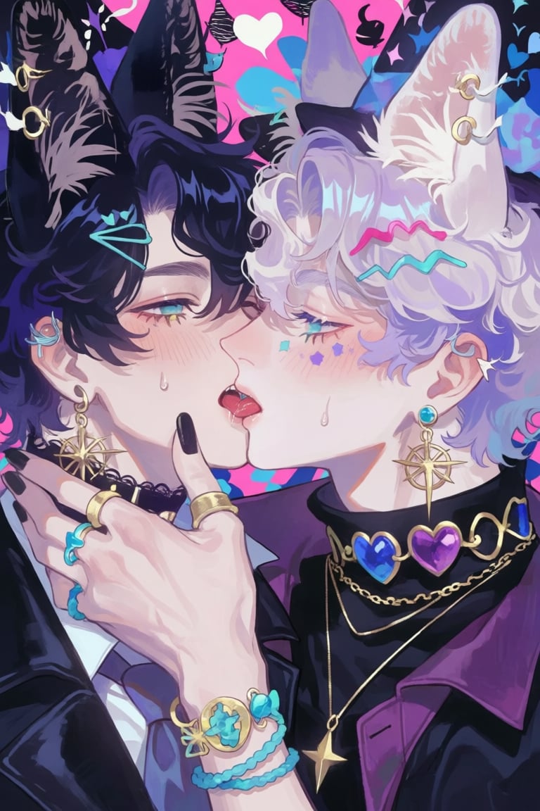 2boys,  adult,  male focus by PinkCotton 🎐 on Tensor.Art