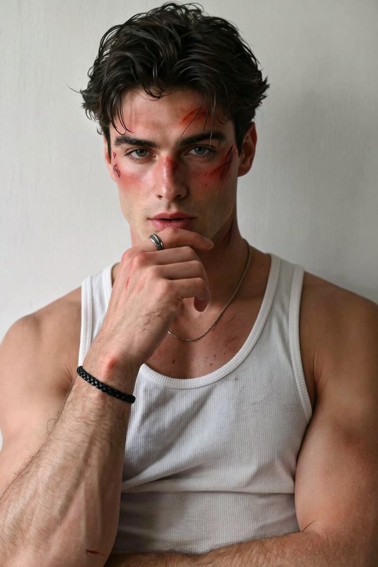 solo,  male,  masculine features by Nini on Tensor.Art