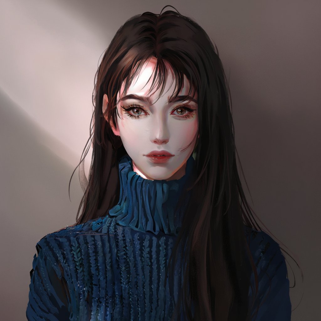 digipaint,  portrait of woman by riiwa on Tensor.Art