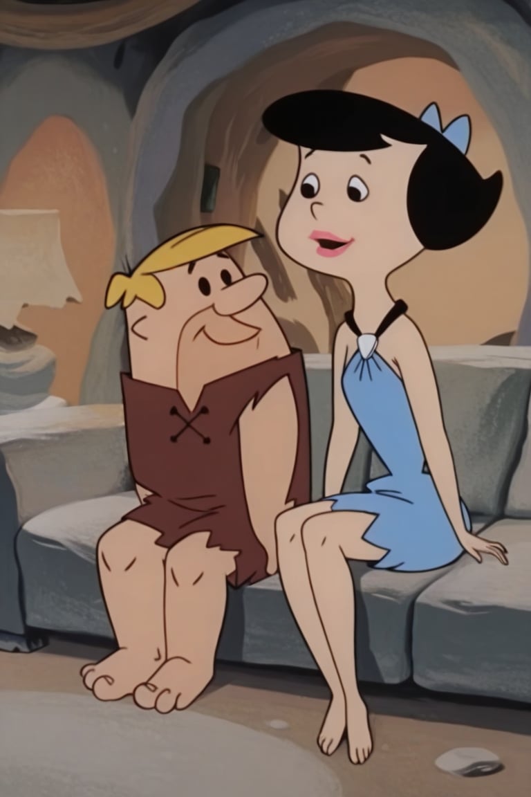 The Flinstones,  Betty Rubble,  Barney Rubble by Oliver DR on Tensor.Art