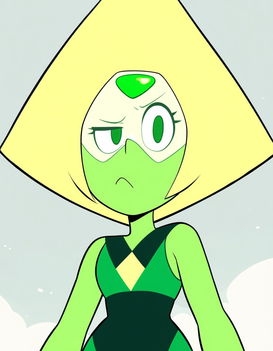 perisusecond,  style parody,  green-skinned female by elderagent on Tensor.Art