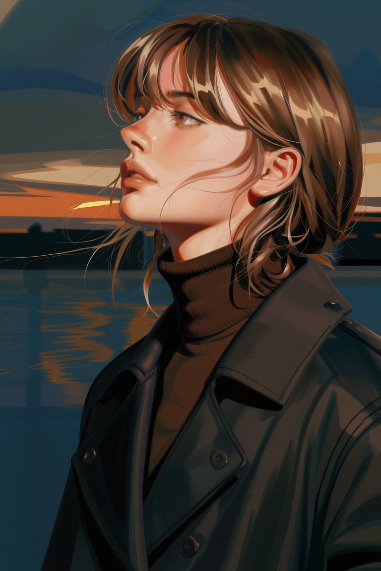 @pluvium_grandis,  semi-realistic digital painting,  smooth realistic skin shading with soft subsurface scattering by Azri...