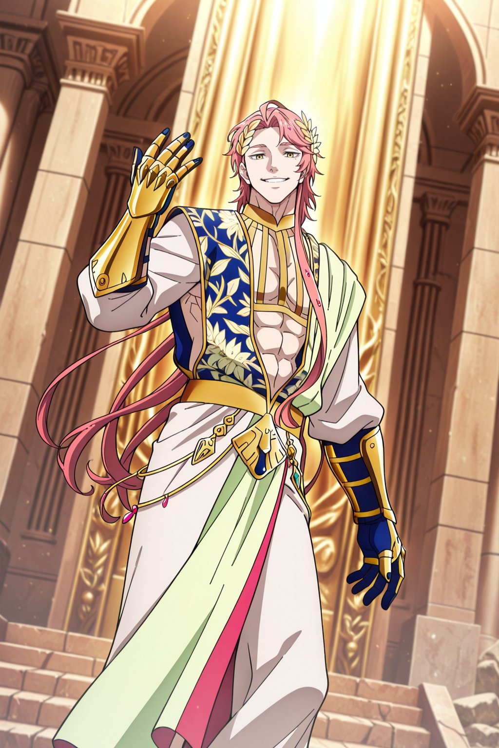 male focus,  1boy,  apollo \(shuumatsu no valkyrie\) by Lineko on Tensor.Art