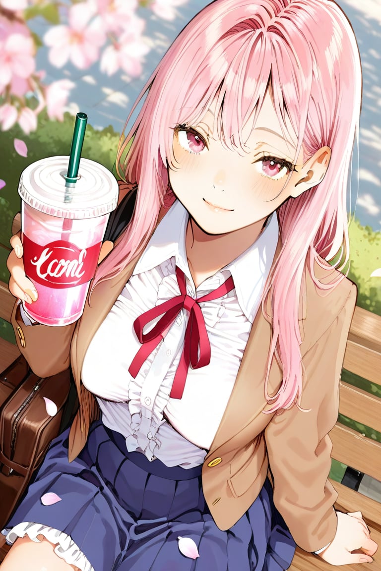 1girl,  solo,  pink hair by MangSly on Tensor.Art