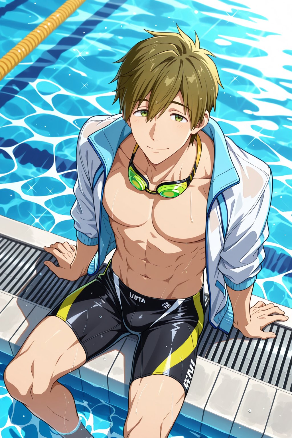 male focus,  1boy,  tachibana makoto by Lineko on Tensor.Art