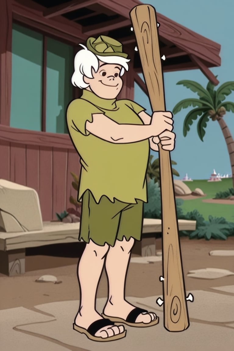 The Flinstones,  Adult Bamm-Bamm Rubble,  1boy by Oliver DR on Tensor.Art