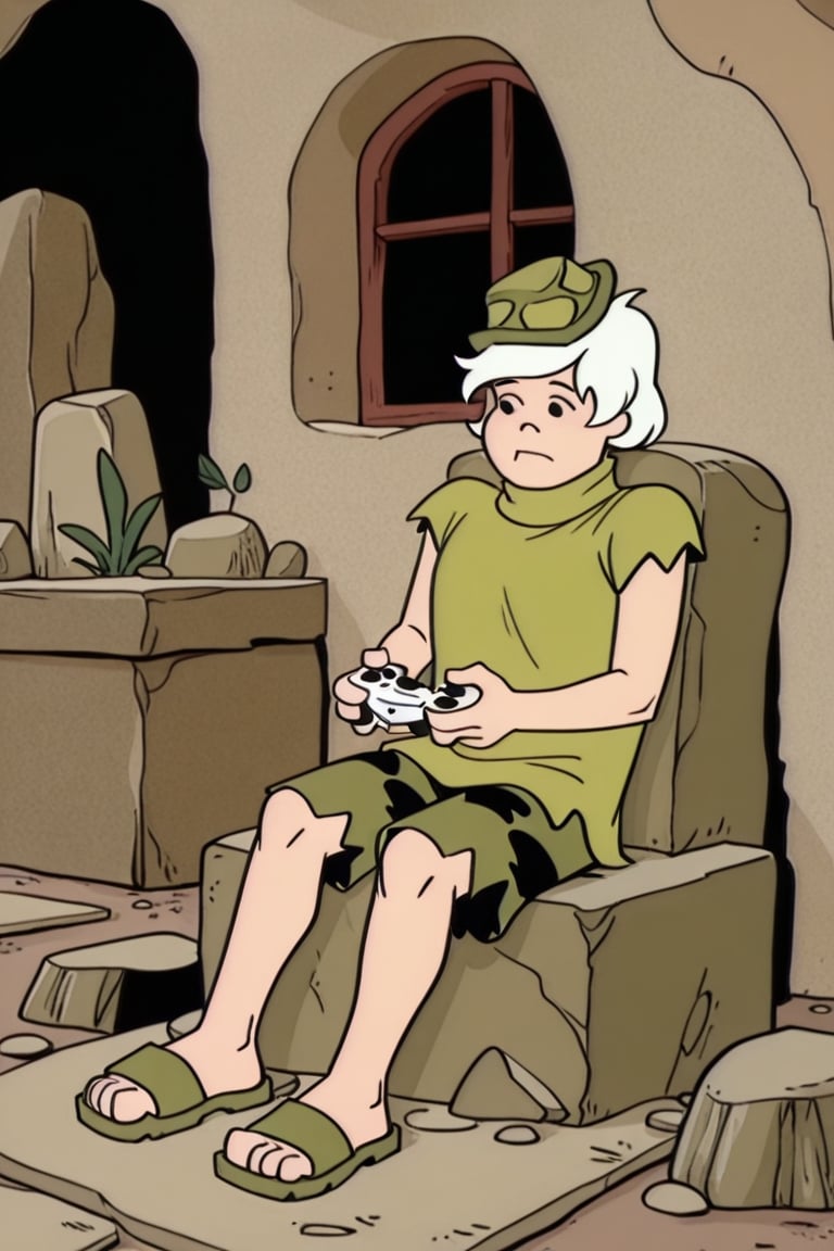 The Flinstones,  Adult Bamm-Bamm Rubble,  1boy by Oliver DR on Tensor.Art