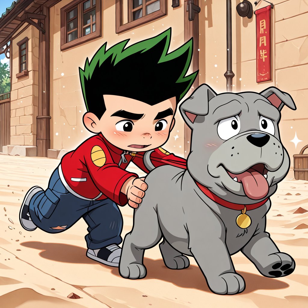 duo,  boy and dog,  1boy by Wizardludas on Tensor.Art