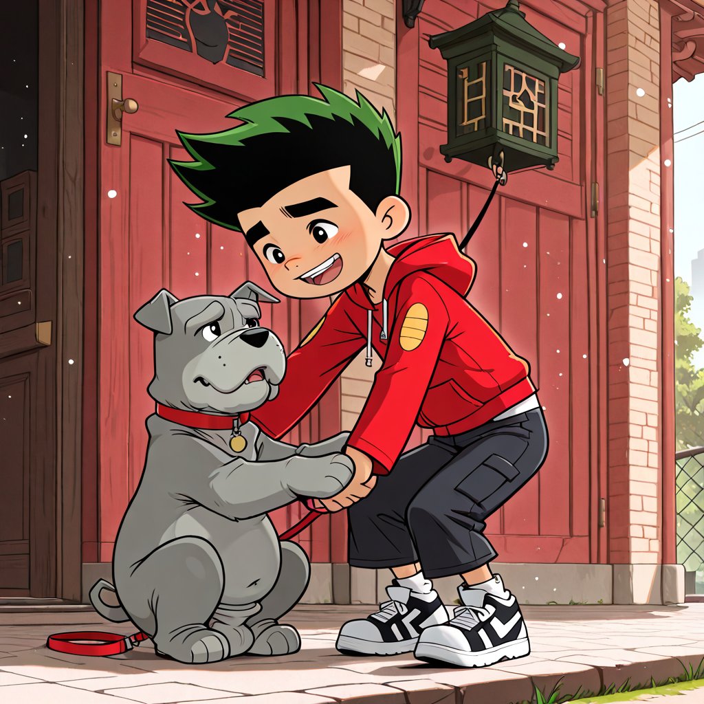 duo,  boy and dog,  1boy by Wizardludas on Tensor.Art