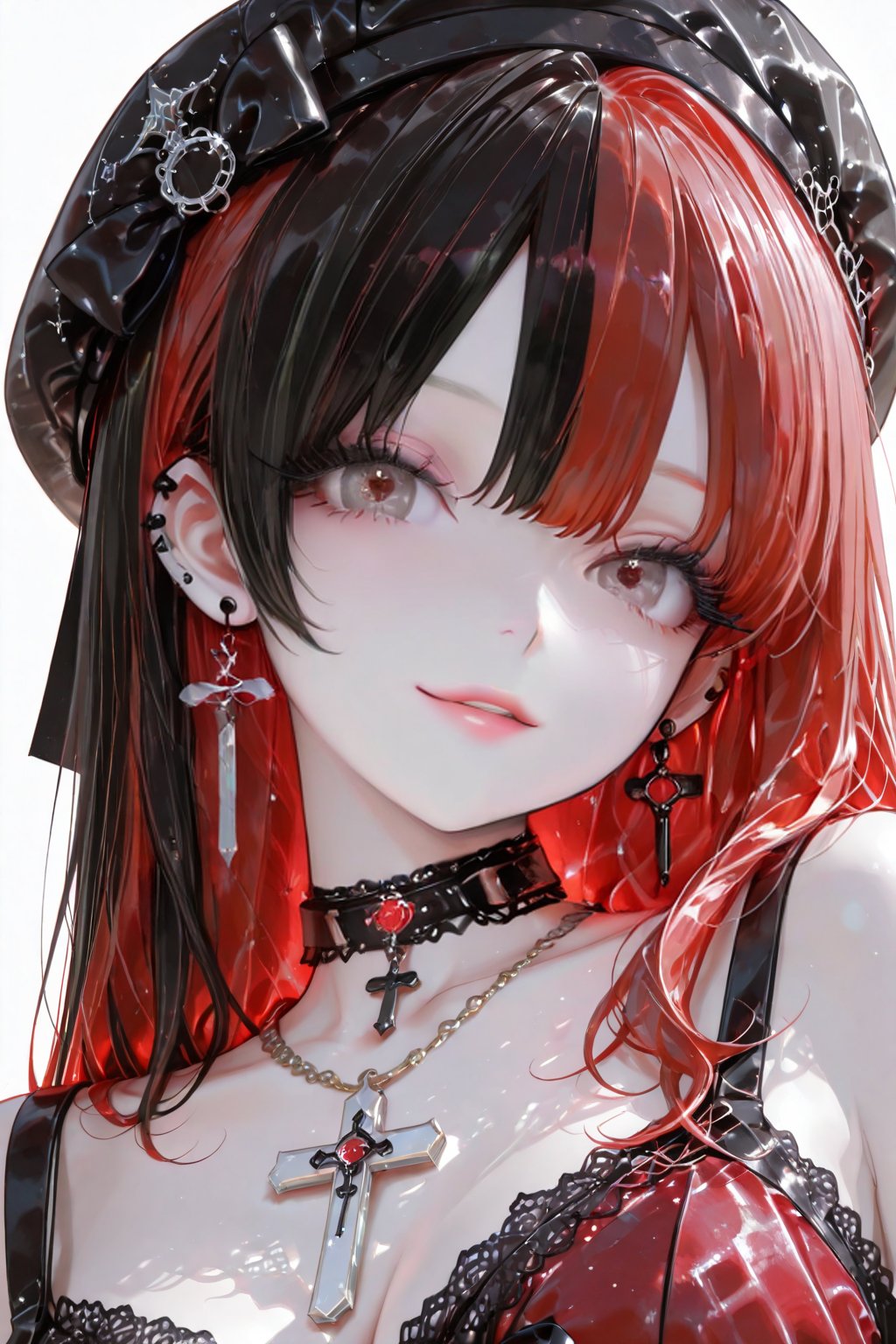 Chest,  gazing at the viewer,  smiling by kagenari  on Tensor.Art