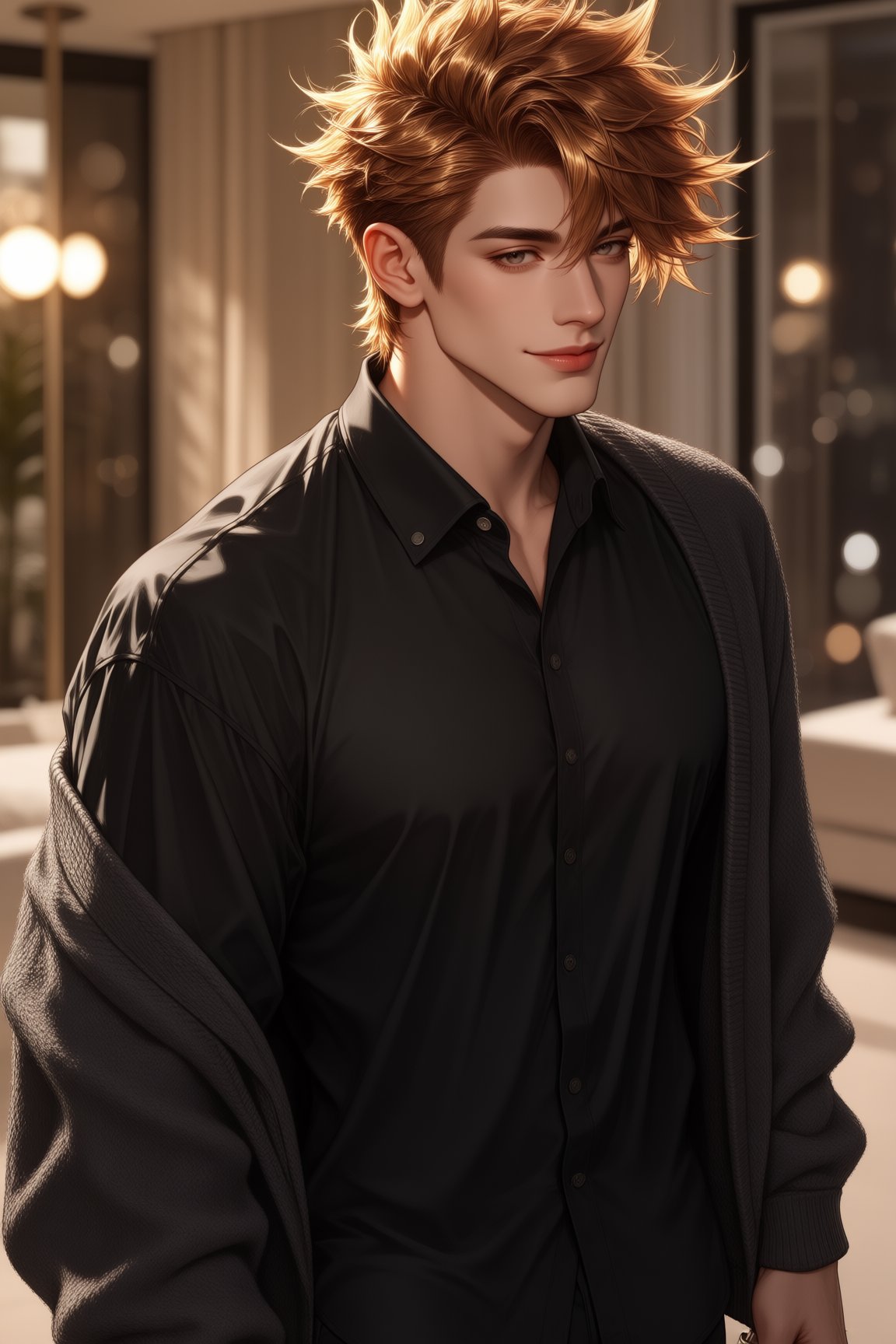 fair skin,  (1 boy),  adult by 小纸条 on Tensor.Art