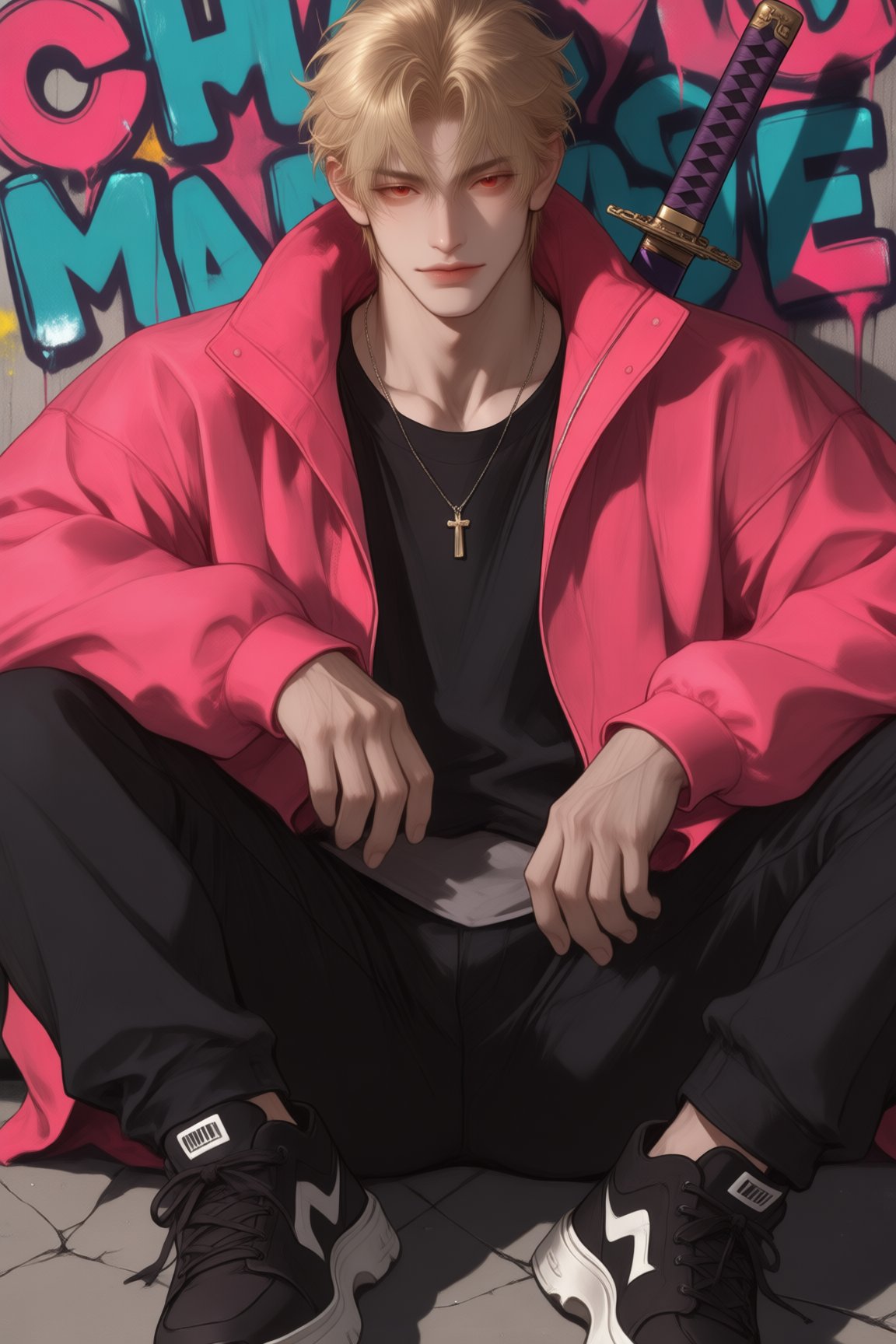 ((Middle-aged)),  ((Handsome)),  1 boy looking at viewer by 小纸条 on Tensor.Art