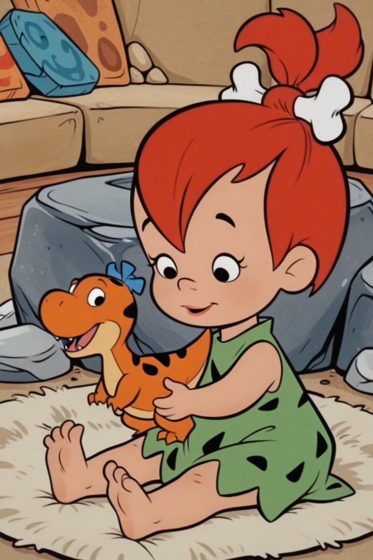 The Flinstones,  Pebbles Flintstone,  1girl by Oliver DR on Tensor.Art