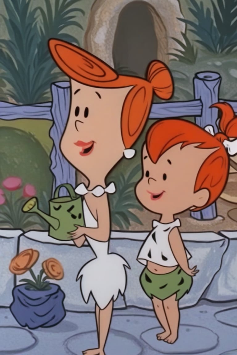 The Flinstones,  Pebbles Flintstone,  Wilma Flintstone by Oliver DR on Tensor.Art