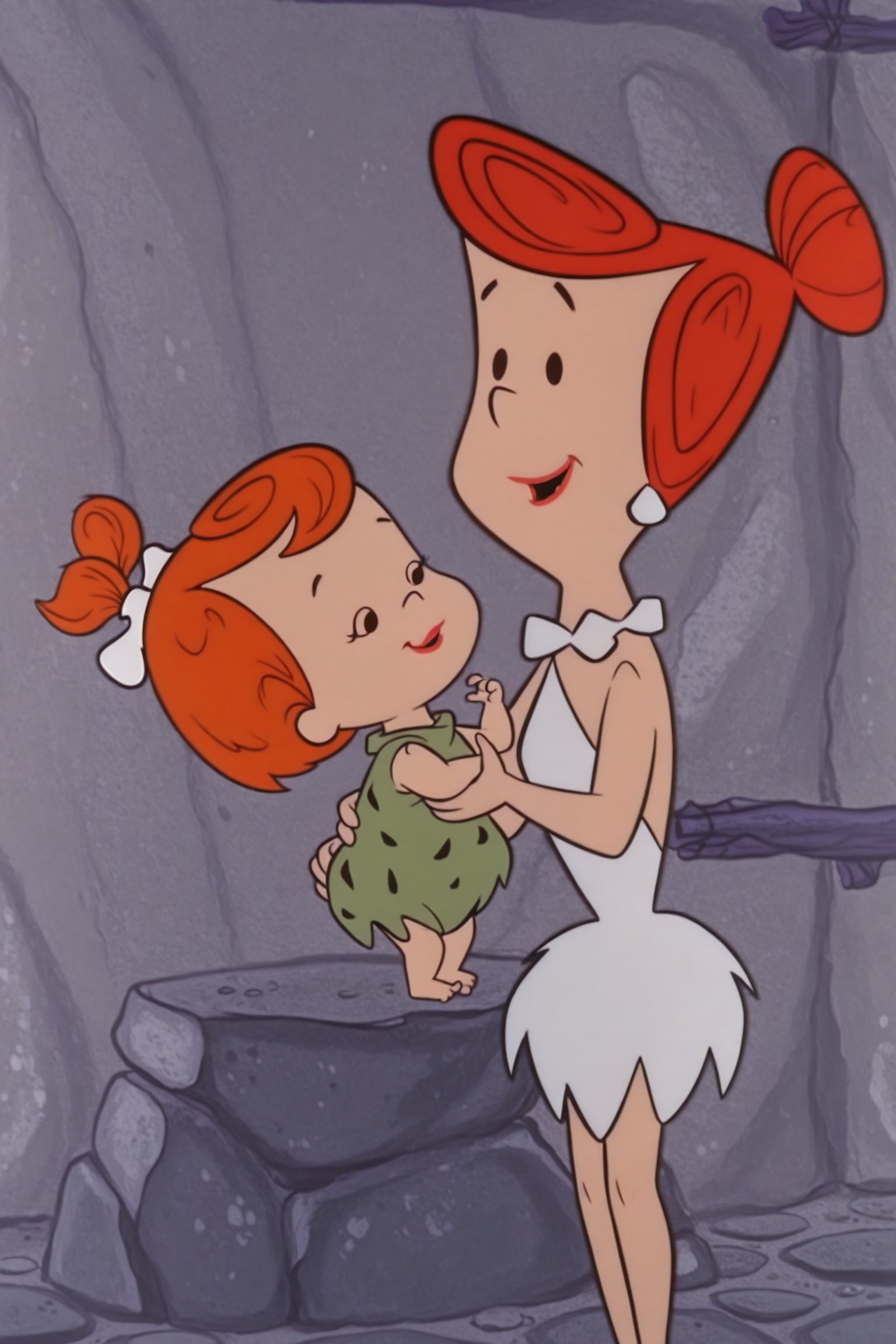 The Flinstones,  Wilma Flintstone,  Pebbles Flintstone by Oliver DR on Tensor.Art