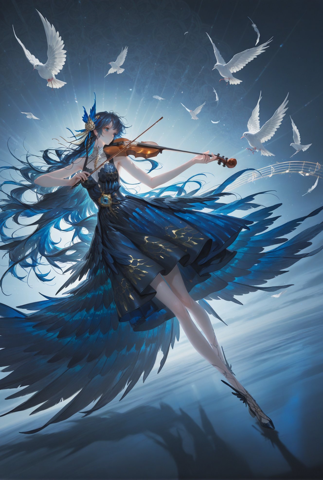 1 girl,  single image,  long hair by 枫林 on Tensor.Art