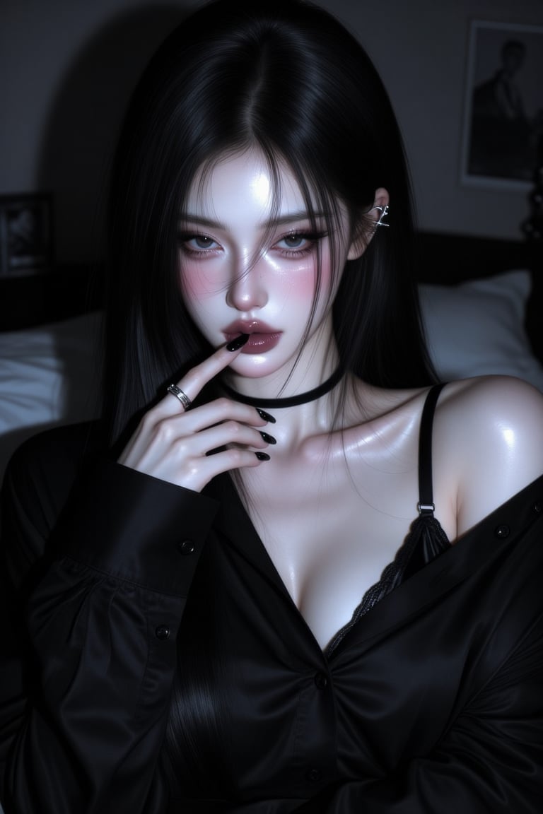1female,  luminous skin,  deep brown-black eyes by Nini on Tensor.Art